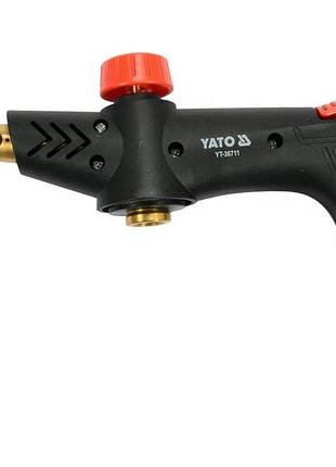 Горелка газовая для пайки с пьезоподжигом yato (yt-36711)