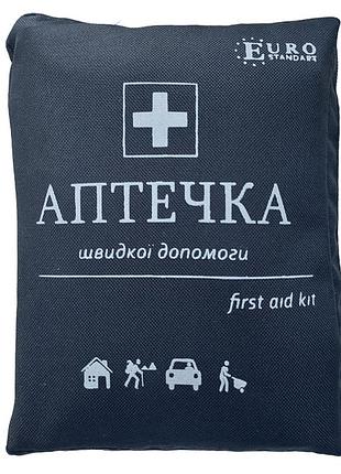 Аптечка автомобільна ама-1 чорна сумка (19од., 24шт.)