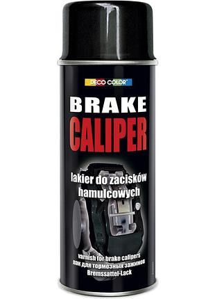Краска для тормозных суппортов аэрозольная "brake caliper" decocolor черный 400мл
