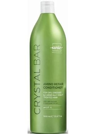 Кондиционер для восстановления кортикальных повреждений unic crystal bar amino repair 1000 мл