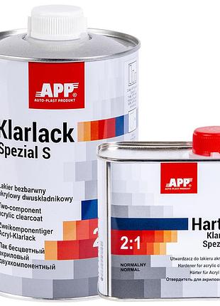Лак акриловый "klarlack spezial s" 2к 2:1 1л+0,5л затв. app, 020109