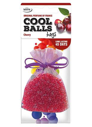 Ароматизатор для авто мешков "cool balls" cherry (вишня) 25г tasotti
