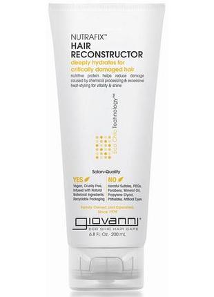 Giovanni eco chic hair care відновлювальна маска для волосся 201 мл