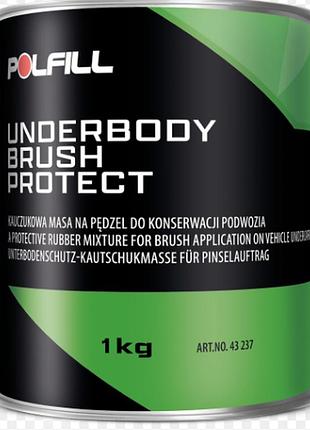Мастика under body protect 1кг polfill черный
