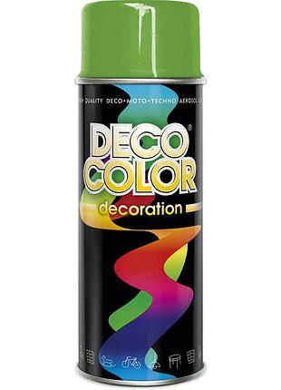 Фарба аерозольна алкідна decocolor світло зелений (ral6018) 400мл
