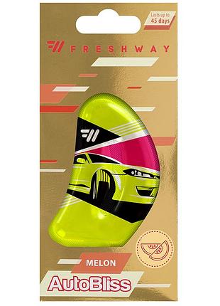 Ароматизатор для авто жидкий "autobliss" melon (диня) 8мл freshway