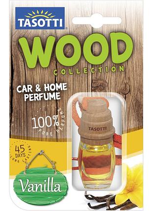 Ароматизатор для авто пробка "wood" vanilla (ваниль) 7мл tasotti