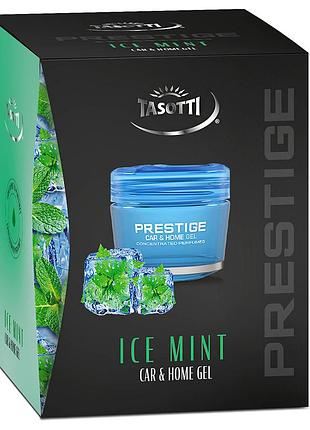 Ароматизатор для авто гелевый "gel prestige" ice mint (крижаная мята) 50мл tasotti
