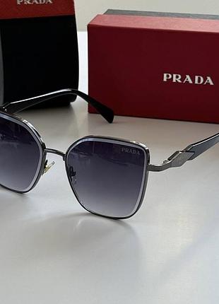 Женские солнцезащитные очки prada (прада), брендовые солнцезащитные очки премиум-класса для среднего типа лица, uv400
