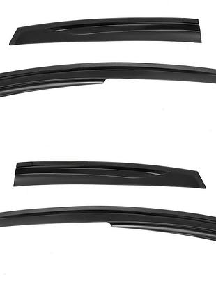 Дефлектори вікон (вітровики) toyota prius 2007-2011, 4шт, sunplex, седан, на скотчі
