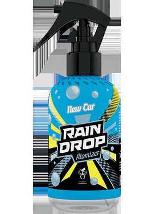 Ароматизатор для авто спрей "rain drop" new car (нова машина) 200мл tasotti
