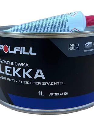 Шпаклевка легкая "lekka"+ затв. 1л свет голубая polfill