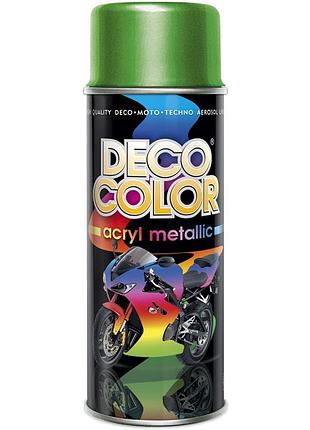 Металік фарба аерозольна decocolor зелений 400мл