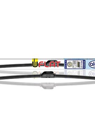 Щетка стеклоочистителя (дворник) бескаркасная "u-flat" 580мм alca, 170230
