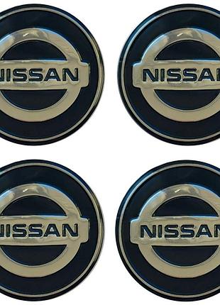 Наклейки на диски/ковпаки nissan 90мм 4шт чорний