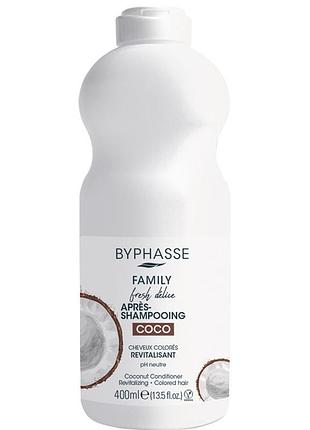 Byphasse family fresh delice сonditioning кондиціонер для пофарбованого волосся 400 мл (іспанія)