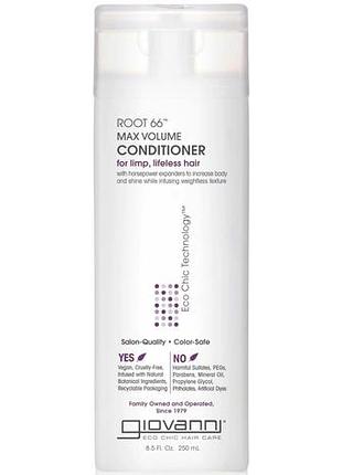 Giovanni eco chic hair care root 66 max volume кондиціонер 250 мл