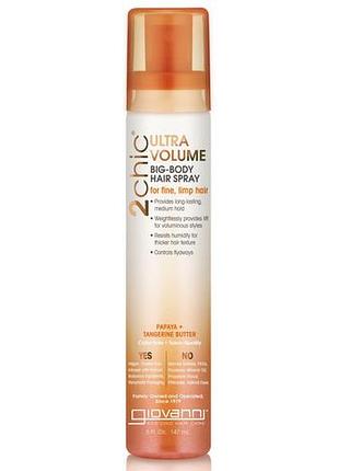 Giovanni 2chic ultra-volume лак-спрей для об'єму 147 мл