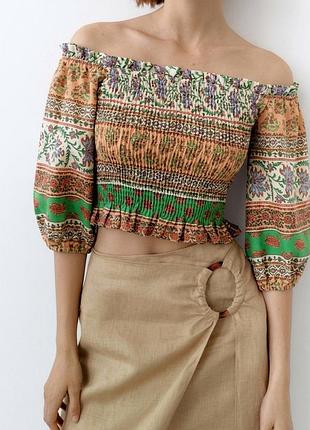 Топ жатка zara