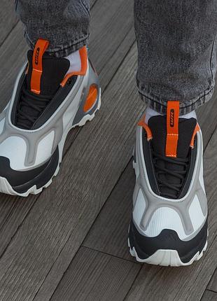 Adidas edge runner 
white black orange 4