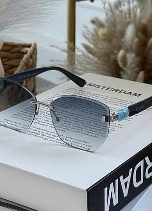 Жіночі сонцезахисні окуляри bvlgari, брендові premium окуляри від сонця на середнє обличчя, uv400
