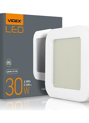 Led светильник art ip65 квадратный videx 30w 5000k £»