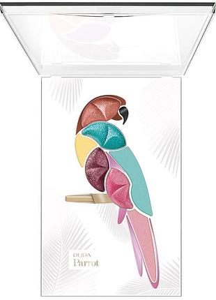 Pupa parrot палетка тіней для макіяжу 002 bahia