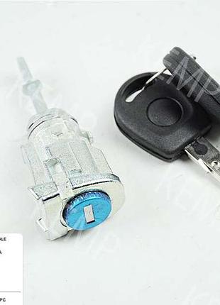 Личинки замка передних дверей левая vw golf iv 1997-,bora 1998-,polo 2001-,skoda