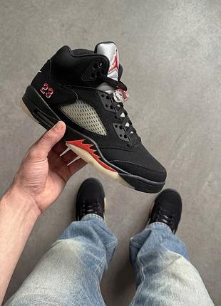 Кроссовки air jordan 5 retro “off‐noir”