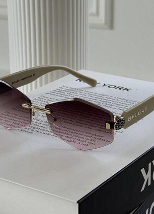 Жіночі сонцезахисні окуляри bvlgari, брендові premium окуляри від сонця на середнє обличчя, uv400
