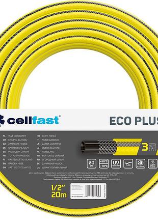 Шланг садовый cellfast eco plus 1/2" 20м 3 слоя до 20бар -10...+50°c