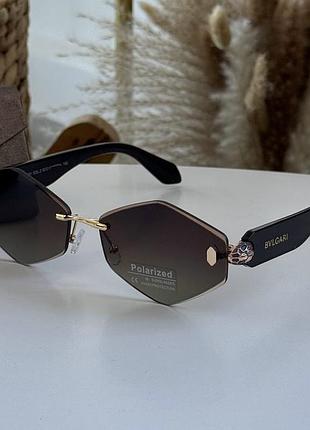 Жіночі сонцезахисні окуляри bvlgari, брендові premium окуляри від сонця на середнє обличчя, uv400