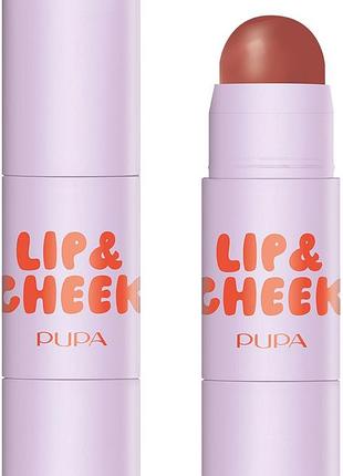 Pupa lip & cheek #grwstick стік для губ та щік 001 hot cookie