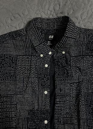 Чоловіча сорочка h&m 100% cotton
