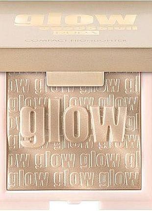 Pupa glow obsession compact highlighter хайлайтер компактний №100