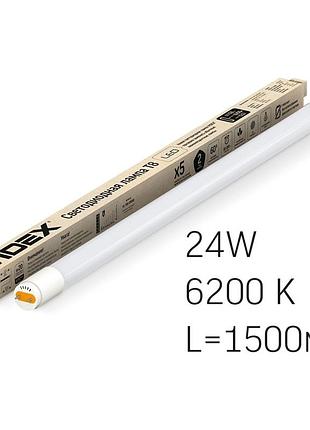 Led лампа videx t8 24w 1.5m 6200k, матовая £»