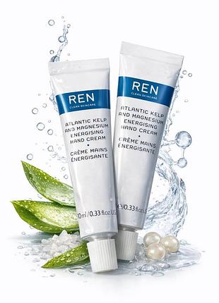 Ren atlantic kelp & magnesium крем для рук 30 мл (3×10 мл) набір
