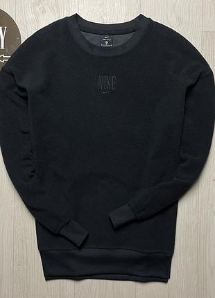 Мужской флисовый свитшот nike, размер m-l