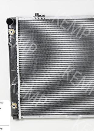 Радиатор mercedes w124e 2,0-2.2 84-89 акпп 485*490 плоские соти