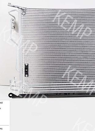 Радиатор кондиционера mb s220 580*480 (без осушителя)