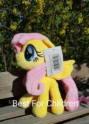 Флаттершай мягкая игрушка 25 см. my little pony