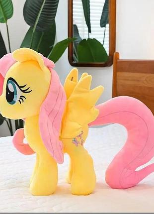 Флаттершай my little pony, мягкая игрушка 25 см.