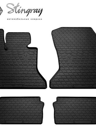 Килимки в салон bmw 5 (f11) 2010-2013 комплект з 4 килимків стінгрей