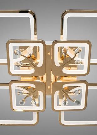 Потолочная led-люстра 8157/4+4g led 3color dimmer