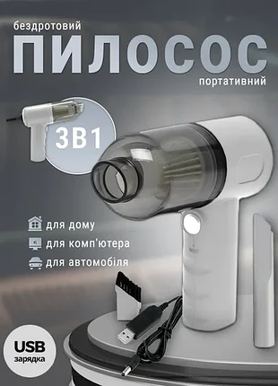 Беспроводной мини пылесос