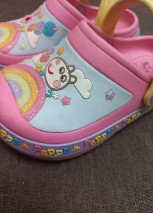 Детские сабо crocs classic peppa. 4