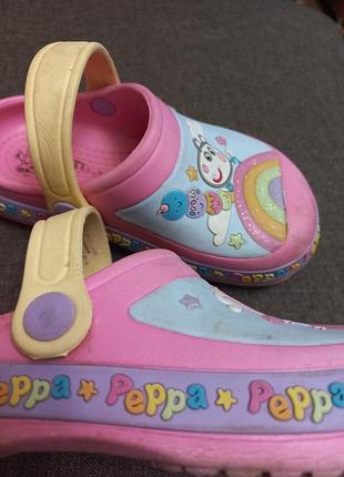Детские сабо crocs classic peppa. 3