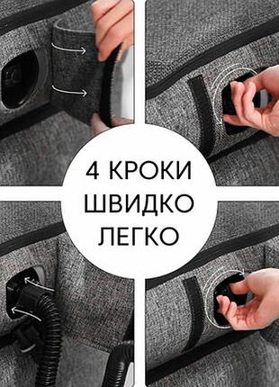 Надувное кресло серое sw-00002292 5