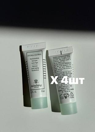 Зволожуючий крем з антивіковим ефектом sisley hydra global intense 40мл (міні 4шт по 10мл)