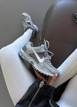 👟 кросівки  nike vomero 5  «metallic grey» premium       / наложка bs👟